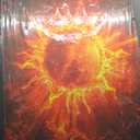 banonaty Sun Wall Art Sun Fire Pictures Wall Decor Extra Large Celestial Canvas Prints Framed Artwork Paintings Home Office Decorations for Living Room Bedroom Dinning Room 60""x30""