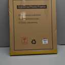 upsimples 12x16 Picture Frame, Display Pictures 8.5x11 with Mat or 12x16 Without Mat, Wall Hanging Photo Frame, Black, 1 Pack