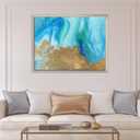 Pixy Canvas Floater Frame 16x20 for 1-1/2 (1.5) inch Deep Canvas Paintings/Canvas Prints/Wood Canvas Panels/Wall Art/Wall Decor/Home Decor/Artwork (Champagne, 16 x 20 inch, Portrait)