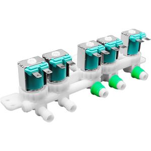 Washer Water Inlet Valve Fit for samsung WA48H7400AW/A2 WA50M7450AW/A4 WA52M7750AV/A4 WA54M8750AV/A4 WA52M8650AV/A4 WA50K8600AV/A2 WA50K8600AW/A2 WA52M8650AW/A4 WA456DRHDSU/AA WA48J7700AW/A2