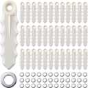 24 Pack Trimmer Blades Compatible with Echo 215712 Maxi-Cut/Pro Replacement Blades, with Washers, Compatible with Echo 215311/215511/215712X4/X5 Trimmers Brush Cutter Head