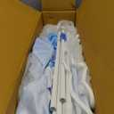 EVOIONOS Frozen Princess Tent for Girls, Play Tent with Large Snowflake Lights for Kids, Castle Playhouse for Children Indoor Outdoor Games, 55 x 53 inches, Blue