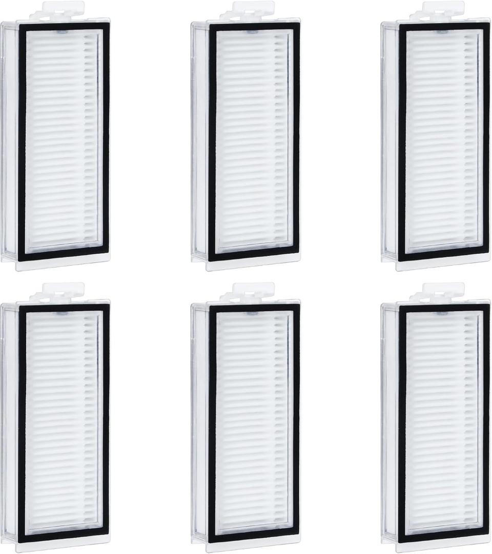 Hepa Filter for Roborock Q7 Max/ Q7 Max+/ Q7/ Q7+/ Q8 Max/ Q8 Max+/ Q5 Pro/ Q5 Pro+/ T8 Robot Vacuum Cleaner Replacement Part, Filter Washable and Reusable, Provides Stronger Suction Power