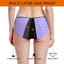Teens Girls Period Underwear Kids Period Panties Menstrual Leakproof Protective Underwear for Teens Cotton Briefs (2XL)