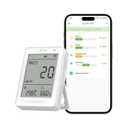 SONOFF SAWF-07P Smart Indoor Air Quality Monitor with PM2.5, PM10, Temperature & Humidity Sensor, Real-Time Display, Notification, Matter-Compatible, 2.4GHz WiFi, 3.73-inch Screen, for Bedroom, Nusery