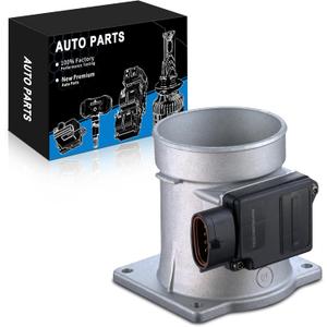 Mass Airflow Sensor for:-Ford F150 F250 F350 E150 E250 E350 Econoline Club Wagon Bronco 4.9L 5.0L 5.8L 1993 1994 1995 1996 MAF Sensor Replacement OE# F5UZ12B579AARM, 749519, F5UF12B579AA