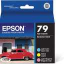 Epson T079921 Claria High-Capacity Color Ink Cartridges Pack of 3 (Yellow, Light Cyan, Light Magenta) Ink