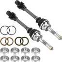 Front CV Axle Shaft & Wheel Bearing Kit for Polaris Sportsman 325 400 500 1997-2004, Scrambler 400 500 1997-2003, Magnum 325 425 500 1997-2002, Replace # 1380063 1380066 2200960 2200961