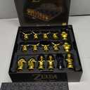The Legend of Zelda Collector's Chess Set, Link vs. Ganondorf Strategy Game, 32 Custom Sculpted Hero & Villain Pieces, Classic Board Game for Zelda Fans, Officially Licensed Nintendo Merchandise