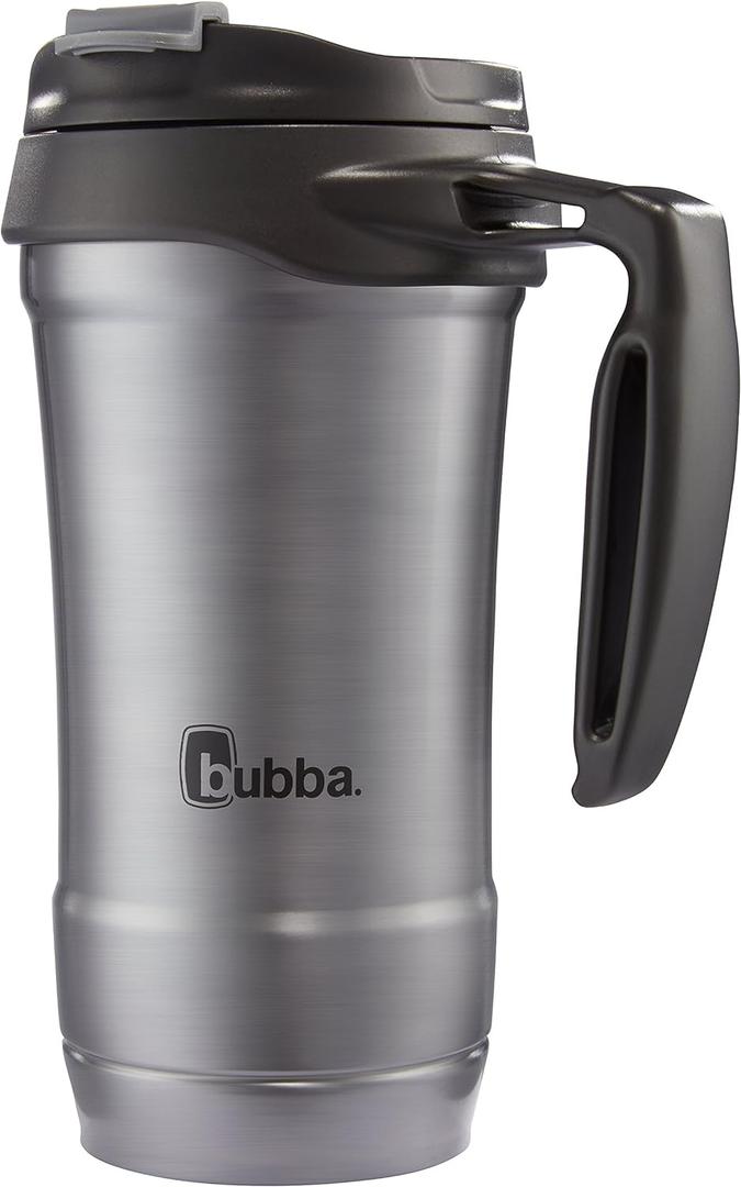 Bubba HERO Vacuum-Insulated Stainless Steel Travel Mug with Handle, 18 oz, Gunmetal
