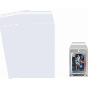 200PCS Resealable Team Bags for One Touch Card Holders 35PT-130PT, Fit Sleeves for Magnetic Card Holders, for One Touch Sleeves(35pt-130pt) (200)