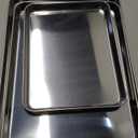 Baking Sheet Set of 3, Commercial Grade Stainless Steel Cookie Sheets for Baking, 12/16/17.5 Inch, Thicker and Firmer Baking Pans Set, Rust & Warp Resistant & Nonstick, Nontoxic&Heavy Duty&Easy Clean