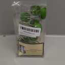 Gibelle 12PCS Leaves Shower Curtain Hooks, Green Plant Leaf Decorative Shower Curtain Hooks Metal Rustproof Cute Eucalyptus Shower Curtain Rings Bathroom Decoration Accessories