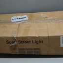 15000W Large Solar Street Lights Outdoor Waterproof 2 Pack, Heavy Duty Solar Parking Lot Lights with Remote Control and Motion Sensor, Pole or Wall Mount, for Commercial Yard Driveway Barn