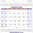 2026-2028 Wall Calendar July 2026 - June 2028, 3 Month Wall Calendar 2026-2028, 2 Year Calendar, 3 Month Calendar Vertical Display (Folded in a Month), Move-a-Page, 11" x 25", Holidays