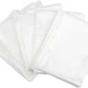 Plastic Table Cloth,Plastic Party Table Cover,Disposable Table Cloth,Disposable Square Table Cover,White,8 Pieces,70.8 Inch.