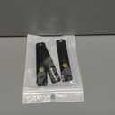 2Pcs Phone Loop Finger Holder, Silicone Phone Grip Phone Finger Strap Stand Universal Portable Finger Kickstand for Most Smartphones (2pcs-Black)