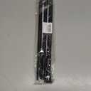 MEXAU Black Tension Curtain Rods18 to 36 Inch,Small Curtain Rods No Drilling,Short Spring Tension Rod for Windows Door Closet,Pressure Rod