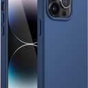 JETech Silicone Case for iPhone 14 Pro 6.1-Inch, Silky-Soft Touch Full-Body Protective Phone Case, Shockproof Cover with Microfiber Lining (Cobalt Blue)