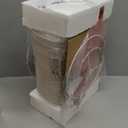 Terpsichore Lamps for Living Room Modern Farmhouse Table Lamp Bedside Reading Lamps Set of 2 Night Stands Bedroom Night Lamp,with Fabric Lamp Shade (Black, High 26.25 Inch)