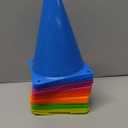 7 Inch Soccer Cones, 24 Pack Cones Sports Training Agility Field Marker Plastic Cones for Skating Basketball Football Practice Drills, Indoor Outdoor Activity Events Games Obstacle Course - 6 Colors