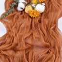 Cheesecloth Table Runner 10ft Boho Gauze Rustic Cheese Cloth Table Runner for Baby Shower Wedding Bridal Party Easter Spring Summer Home Decorations Terracotta 3pcs