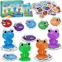 Torlam Sight Word Games Frog Site Words Educational Flash Cards Kindergarten Phonics Learning Games Toys for Kids, Homeschool Supplies, Pre-K, Kindergarten, 1st, 2nd, 3rd Grade Classroom Must Have