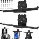 Backpack Blower Rack Wall Mount with Rubber Coating (2PCS) Heavy Duty Backpack Style Equipment Storage Holder For Leaf Blower,Backpack Sprayer, ,Backpack Weed Sprayer,Chainsaw, Gas Power Blower