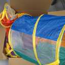 Hide N Side 5pc Kids Ball Pit Tents and Tunnels, Toddler Jungle Gym Play Tent with Play Crawl Tunnel Toy, for Boys Babies Infants Children, Indoor Outdoor Gift, Target Game w/ 4 Dart Balls