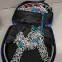 Heavy Duty AutoFixing Snow Chains Tire Chains for Light Truck, SUV & Pickup, Self-Tightening Design for Easy Installation, Titanium Alloy for Superior Durability,Set of 2(HRV-255,Auto-Trac)