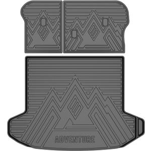 T TGBROS Cargo Mat for Kia Sportage 2023-2025 2026 All Weather Cargo Trunk Mat Cargo Liner Back Seat Cover Protector TPE Black Non-Slip Backrest Mats Trunk Mat(No PHEV & 2026 SX Prestige)