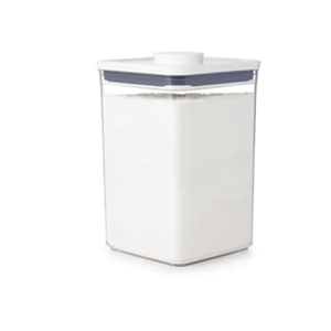 OXO Good Grips POP Container - Airtight Food Storage - Big Square Medium 4.4 Qt Ideal for 5lbs of flour or sugar