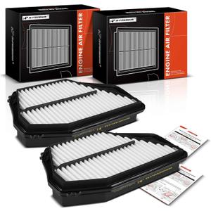 A-Premium 2-PC Engine Air Filter Compatible with Honda Accord 1994-1997 2.2L, Odyssey 1995-1998 & Acura CL 1997-1997 2.2L, CL 1998-1999 2.3L & Isuzu Oasis 1996-1999, Replace# 17220P0AA00, 5862022550