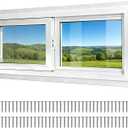 Yuzzy 36" x 12" Vinyl Windows for Basement, Bathroom, Garage, Shed, Home