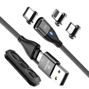USB-C Fast Charging & Data Transfer Cables High-Speed, Durable Braided Design, Multiple Connector Options (1.8m)