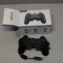 Wired Controller for PS-2 Console, Black Remote Controllers, PS-2 Accessories Gamepad with Double Vibration, 71 IN Cable