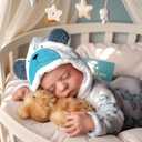 BABESIDE Reborn Baby Dolls Boy, 20 Inch Lifelike Newborn Real Life Poseable Realistic Doll for Boy Soft Vinyl and Cloth Body Baby Dolls with Clothes and Toy Gift for Kids Age 3+