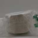 7-Inch White Paper Plates 100 Pack - 100% Compostable Dessert Plates | Leakproof Disposable Plates for Party, Microwave Safe & Oil Resistant, Eco-Friendly Small Dinnerware (100 Count)