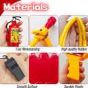 5 Piece Kids Fireman Costume Set,Firefighter Water Gun Blaster Backpack,Firefighter Water Sprayer Toys,Tank with Hose Shooter for Outdoor Play Boys & Girls