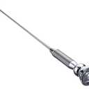 Universal Car Roof Antenna Compatible with AM/FM Radio Signal Booster Amplifier, Extended Silver Mast 134cm, Spring Soft Rod
