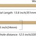 Asidrama 10 Pack 12.6 Inch(320mm) Champagne Bronze Cabinet Pulls Knurled Cabinet Handles Cupboard Handles Kitchen Cabinet Hardware for Cupboard Drawer Pulls
