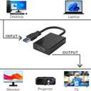 USB to HDMI Adapter for Monitor Windows 11/10 / 8, HDMI USB Converter for Laptop Mac MacBook pro, USB 3.0 USB 2.0 HDMI Cable Multiple Monitors for Desktop PC TV