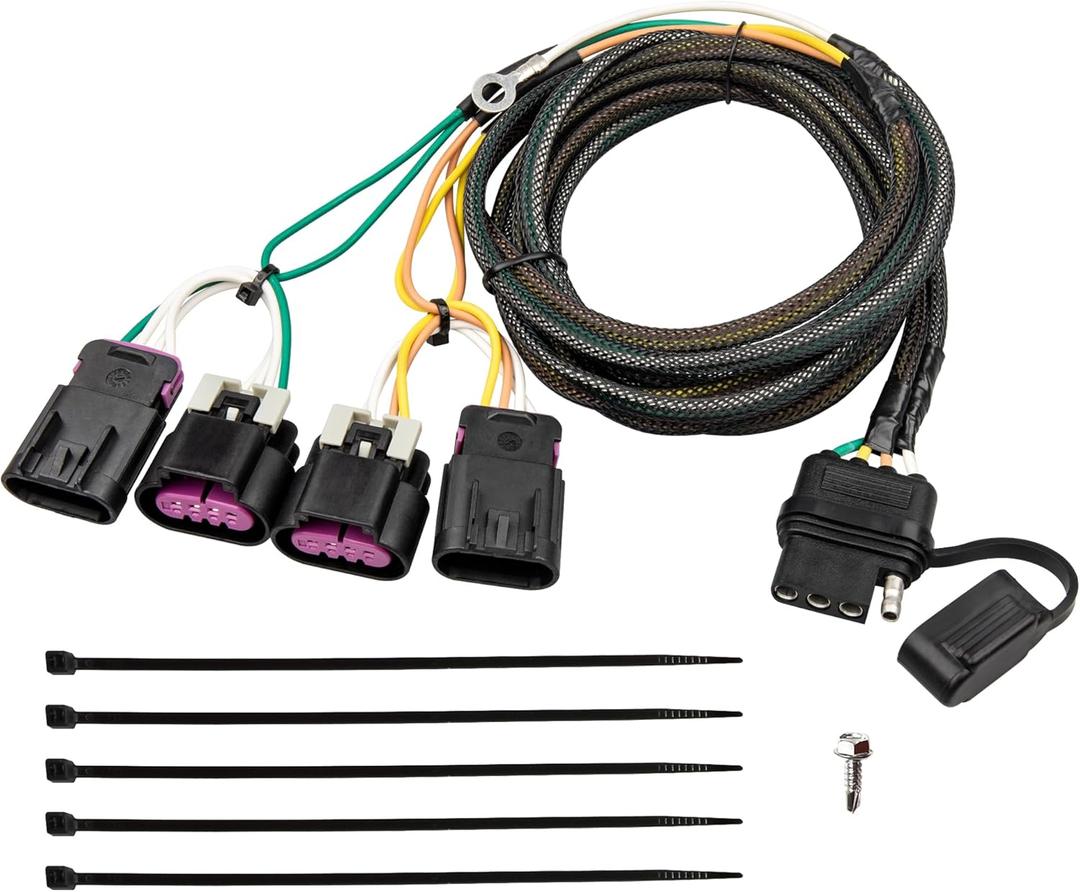 Oyviny Custom 4 Pin 56094 Trailer Wiring Harness for 2010-2017 GMC Terrain/Chevrolet Equinox, Terrain Trailer Hitch Wiring Kit Oyviny Custom 4 Pin 56094 Trailer Wiring Harness for 2010-2017 GMC Terrain/Chevrolet Equinox, Terrain Trailer Hitch Wiring Kit