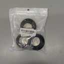 E26 E27 Light Socket Shade Ring,21.5mm/0.85inch Height Plastic Lamp Shade Collar Rings,Light Fixture Parts of Retainer Rings,Lock E26 E27 Socket with Thread Diameter 1-1/2 Inches (Black,4-Pack)