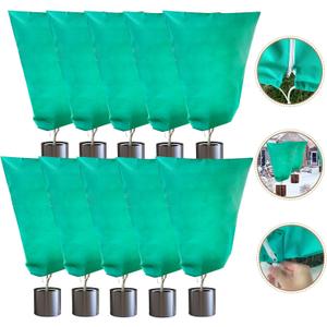 Plant Covers Freeze Protection – 35" × 50" Reusable Plant Protector Bag with Drawstring and Zipper for Plants Trees Shrub, Frost Jacket Warm Blanket for Freeze Frost Protection Season Extension