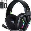 WESEARY Wireless Gaming Headset for PS5, PS4, PC, Switch| 20ms Low LatencyWESEARY Wireless Gaming Headset for PS5, PS4, PC, Switch| 20ms Low Latency
2.4GHz USB & Bluetooth 5.4 Gaming Headphones with Mic, 50H Battery Life, 3D Spatial Audio, Dynamic Lighting, Aurora Black
2.4GHz USB & Bluetooth 5.4 Gaming Headphones with Mic, 50H Battery Life, 3D Spatial Audio, Dynamic Lighting, Aurora Black