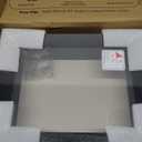 HOUSE DAY Shadow Box Frame 8x10, Front Open Magnetic Shadow Boxes Display Cases with Linen Back, Pins, for Photos or 3D Itmes Under 6x8, Tabletop or Wall Mount Display Case for Memorabilia, Black