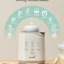 Grownsy Bottle Warmer for Night Feeding, Fast Baby Bottle Warmer for Breastmilk, Smart Temperature Control, with Timer, Thaw, Food Heater, Night Light, Calentador De Biberones for All Bottles