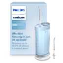 Philips Sonicare Compact Flosser 1000, Portable Water Flosser with 3 Flossing Modes, IPX7 Waterproof Oral Irrigator, Travel Friendly, Blue, Model HX3333/24