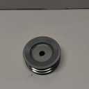 uxcell AK34-5/8 V-Belt Sheave 5/8"Bore 3.45"OD Single Groove Web Sheave Bored-to-Size Sheave, Cast Iron, Belt Section for 4L or A Belt